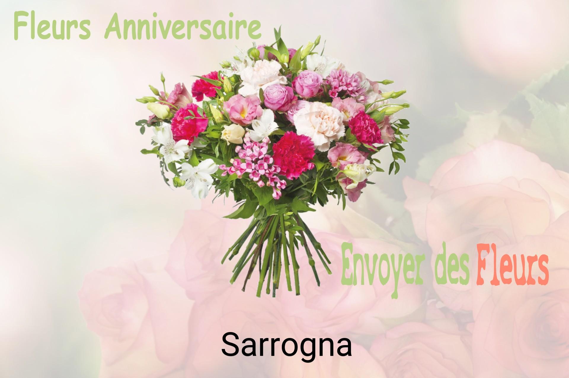 Bouquet de fleurs d’anniversaire livré à Sarrogna